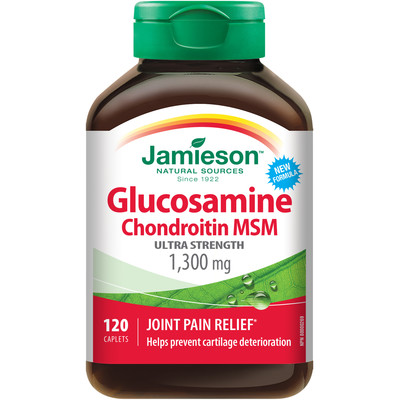 글루코사민, 콘드로이친,MSM 1300mg 120정(관절염)